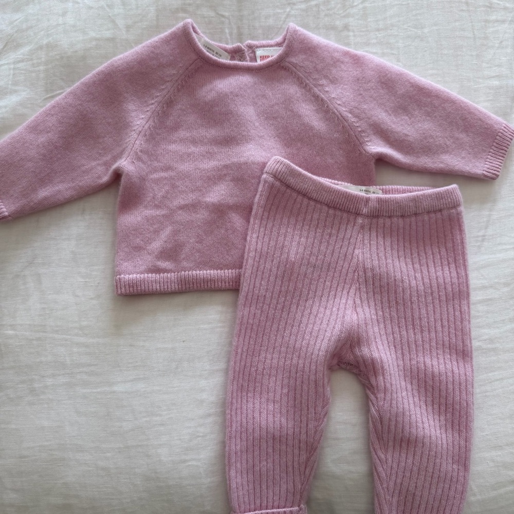 Zara Baby 100%  Cashmere Sweater Set
